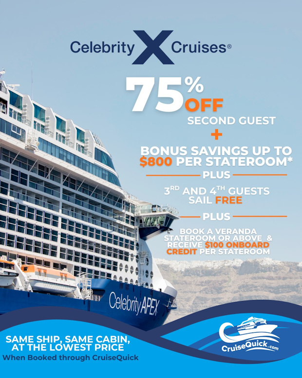Celebrity Cruises Semi-Annual Sale